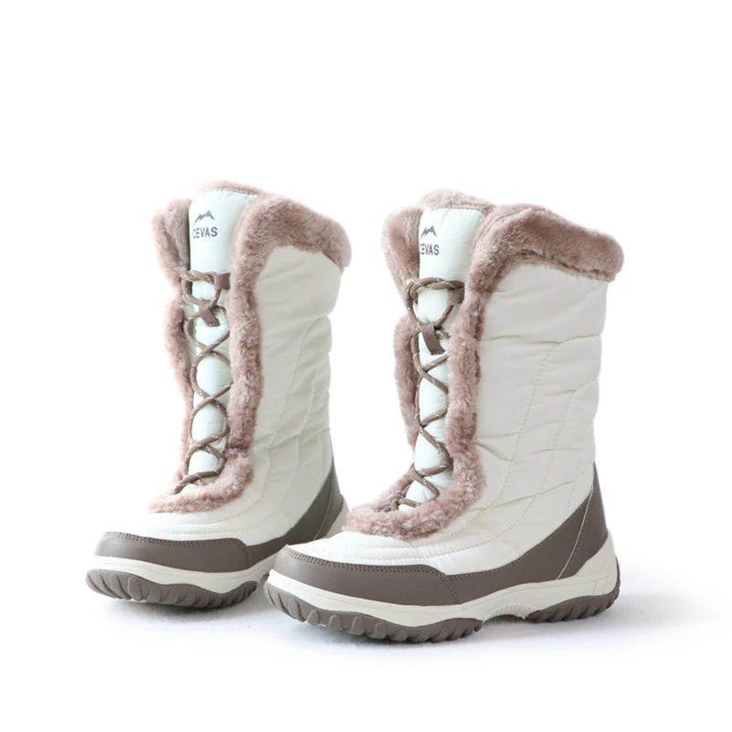 

Womens Winter snow boot waterproof outdoor skiing boot thinsulate -40℃ warm
