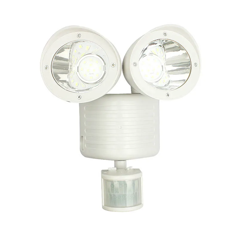 

Twin Head Solar Lamp Spot Light Motion Sensor Outdoor 22 LED Floodlight For Street Porch Newest Design