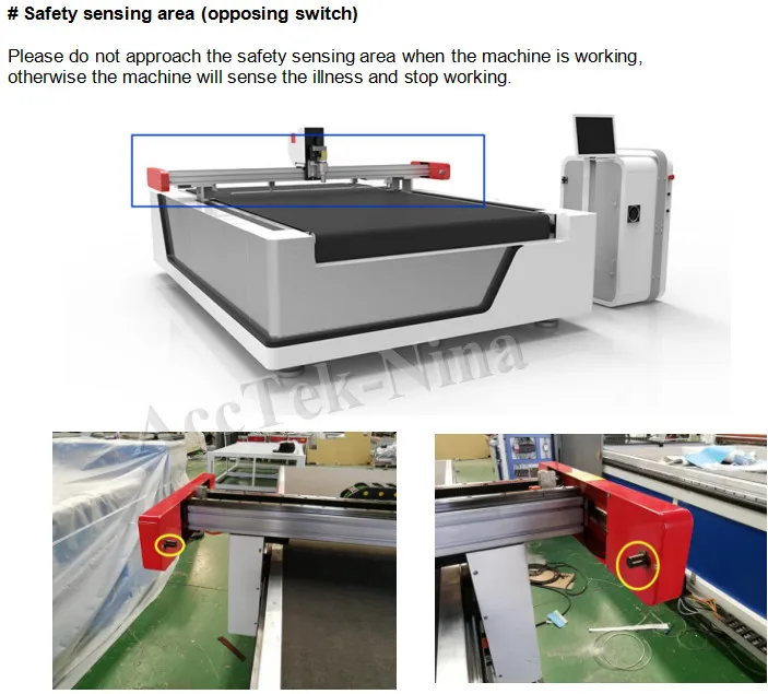 CNC Вибрационный нож CE FDA нож для резки машины Осциллирующий нож для резки текстильной швейная машина