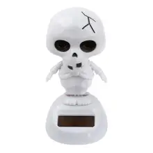 Авто-Стайлинг Авто Солнечная приведенная в действие Танцы Хэллоуин качается анимированные шапка с помпоном Танцующая игрушка автомобиля Декор 18Jun 21