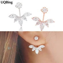 3 цвета, брендовые серьги-гвоздики в виде маргаритки, модные серьги-гвоздики из чистого серебра 925 пробы с кристаллами, ювелирные изделия, серьги-гвоздики, модные ювелирные изделия