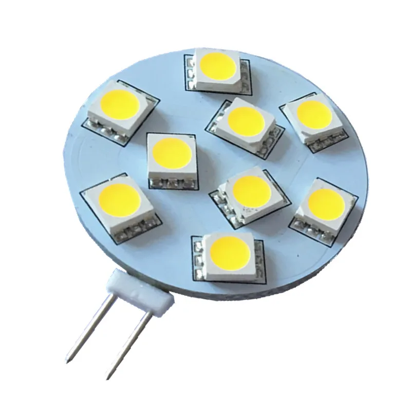 Free shipping 5050SMD G4 1.5W 9LEDS AC/DC 12V 24V DC 180Degree 5050 Spotlight Marine Camper RV Light Lamp Bi-Pin G4 Bulb