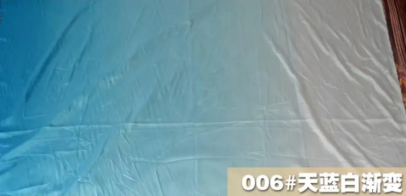 Косплей градиент Омбре имитация шелка атлас сцена Глянцевая производительность DIY ремесло ткань платье для танцев - Цвет: 6