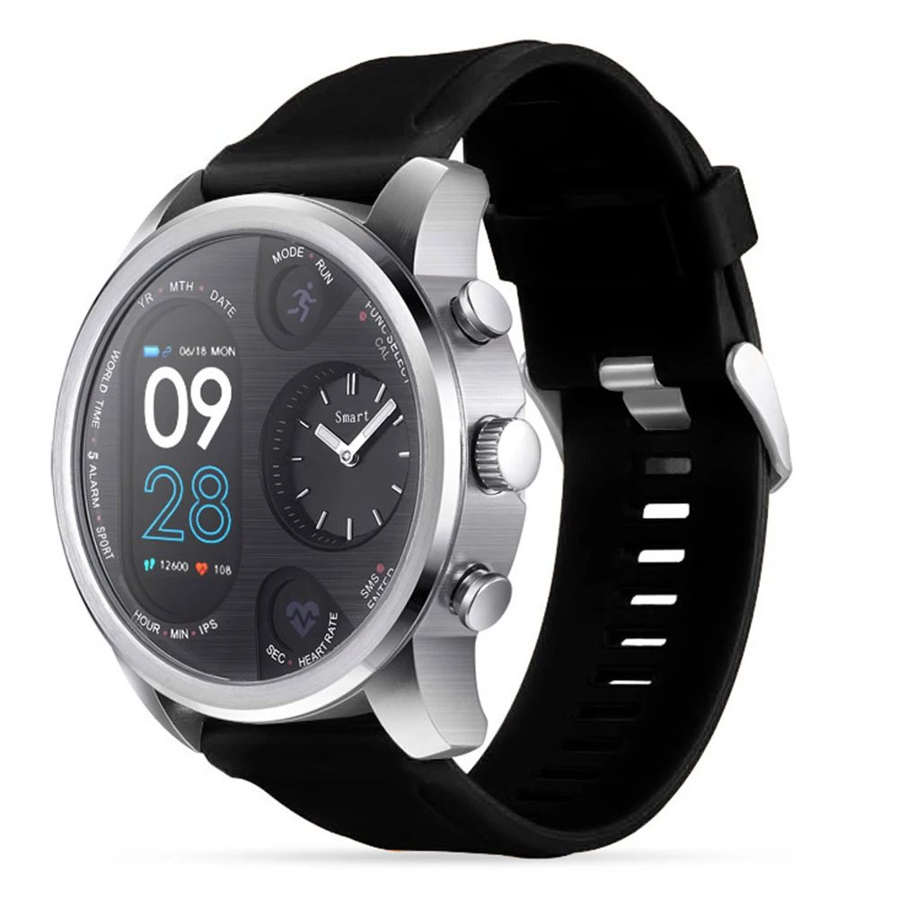 

Dual Display Fitness Activity Tracker Smart Watch IP68 Waterproof Sports Bracelet Sleep Monitor Practical Wristband Heart Rate