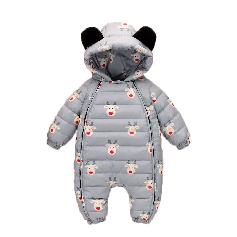 

Children's Winter Jumpsuit for A Boy Girls Winter Coveralls Thick Cotton Snowsuit Baby Winter Clothes Warm Snowsuit