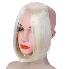 SHANGKE средняя часть длинная прямая челка для женщин Натуральные Искусственные волосы челка 19 цветов термостойкие синтетические волосы челка