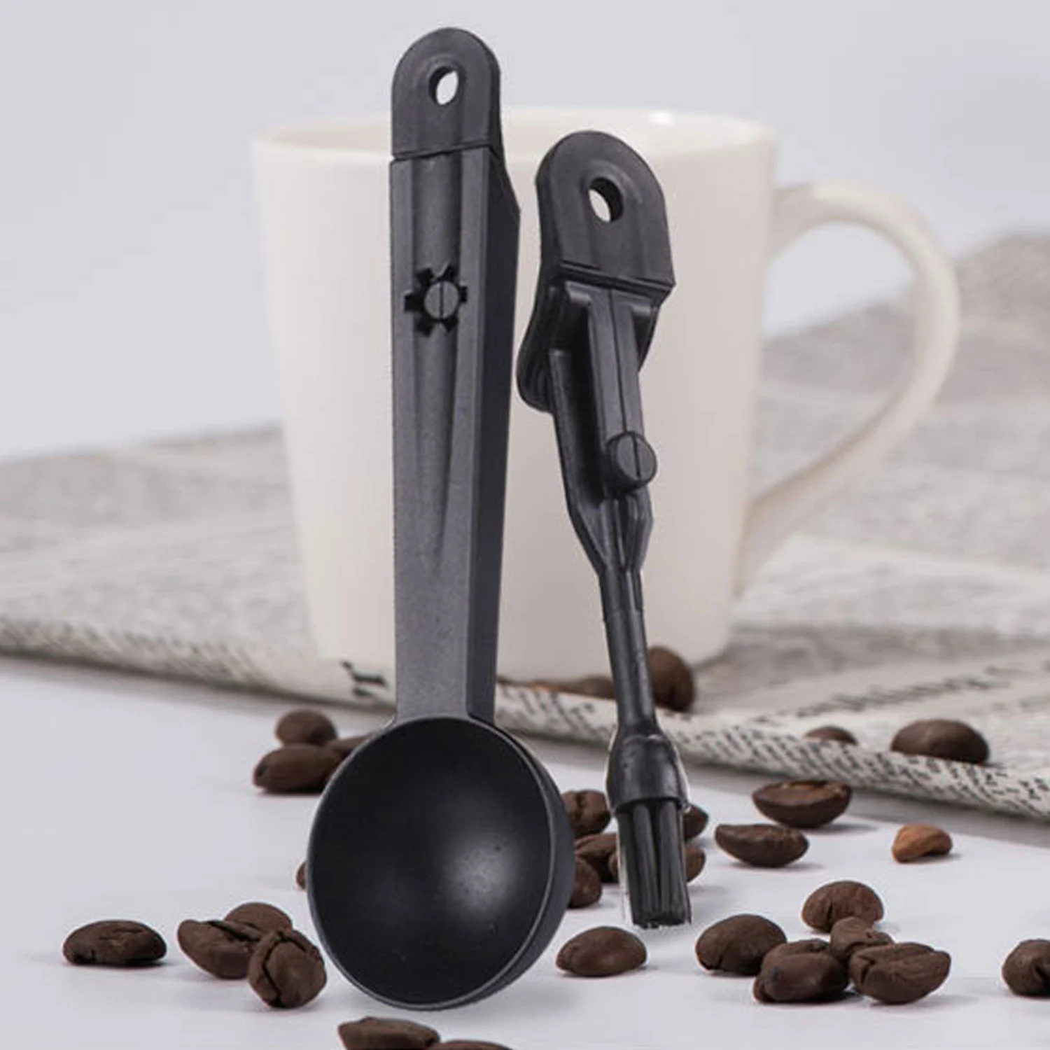 Behogar Manual Hand Crank Coffee Grinder Mill with Ceramic Burr Core Glass Storage Jar 2 in 1 Coffee Spoon for Home Office Behogar Manual Hand Crank Coffee Grinder Mill with Ceramic Burr Core Glass Storage Jar 2 in 1 Coffee Spoon for Home Office