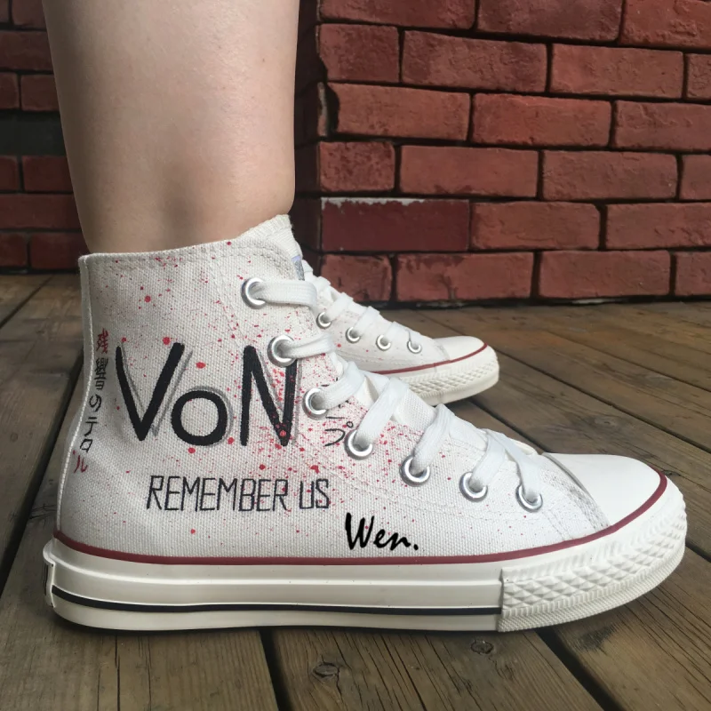 Get Wen Hand Painted Shoes Anime Design Custom Sneakers Zankyou No Free Get Wallpaper Wen Hand Painted Shoes Anime Design Custom Sneakers Zankyou No For Android