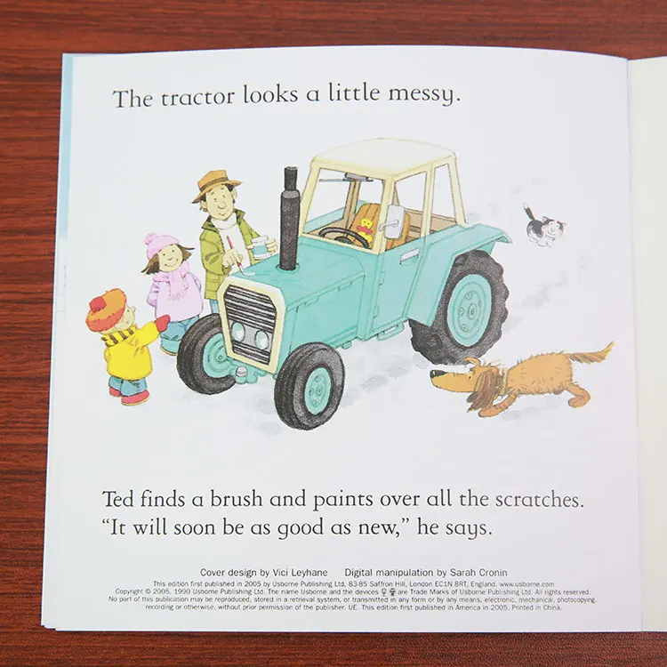 20 libros/Set 15x15cm niños Usborne Picture Books niños bebé historia famosa inglés libro infantil Farmyard Tales Story Eary educación