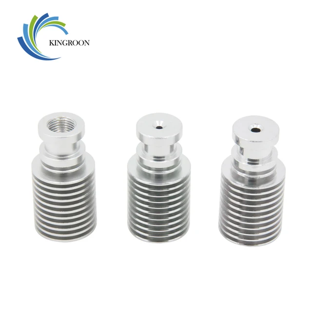 Special Offers KINGROON 5PCS/Lot 3D Printer V6 Heatsink Bowden Short Distance For E3D V6 J-head Extruder 1.75/3.0mm Filament 3D Printer Parts 2