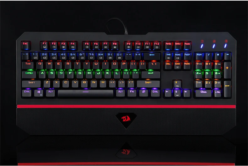 

104 Mechancial Gaming Keyboard Rainbow Backlit USB Double Shot Keycaps Antighosting MX Switches
