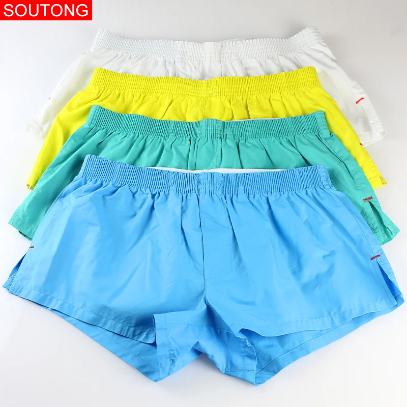 Мужское нижнее белье Soutong хлопковые шорты боксеры для дома|brand men underwear|men brand