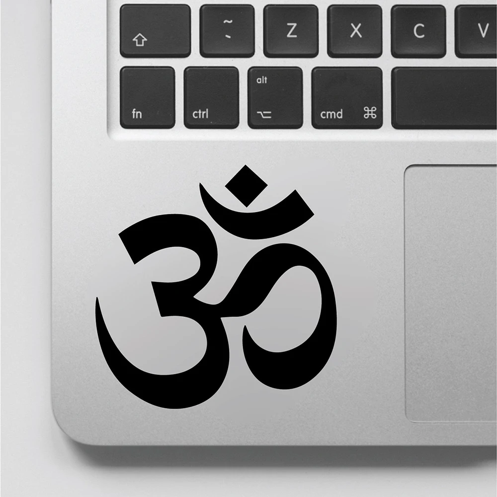 

Om Vinyl Laptop Decals Namaste Yoga Vinyl Wall Art Stickers Removable Home Interior Decorative Mural Decal Beroom Decor D812