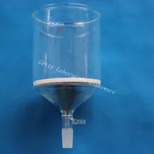 2Л Воронка Buchner, 2000 мл, c-фильтр грубой очистки, со шлангом 10 мм, 24/40 шарнир,(лабораторная стеклянная посуда