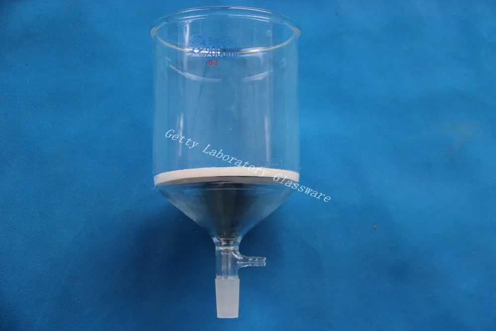 

2L Buchner funnel, 2000ml, C-Coarse filter, with 10mm hose,24/40 joint, (lab glassware)
