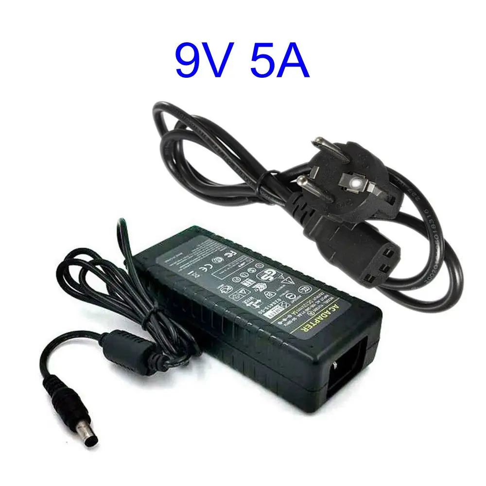 9V 5A 45W AC DC Adaptor With IC Chip Power Supply Adpater 9V5A Charger