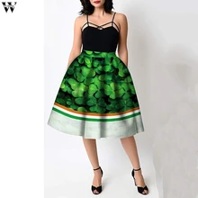 Элегантные корейские весенние юбки женские Хепберн Стиль Винтаж Высокая талия юбка пачка пространство хлопок качество пачка Dec20