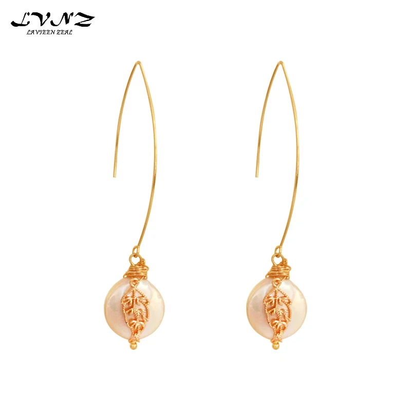 

LVNZ 2019 New Hot Fashion High Quality Geometric Hollow Leaves Trendy Drop Earrings Elegant Woman Jewelry Boho Accessories 7069f