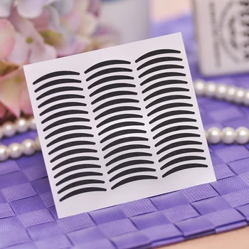 

240 pcs/lot M Thick and Thin Black Stripe Makeup Eyeliner Eyelid Tape Stickers for Making Eyes Bigger with Eye Shadow SP-1005M