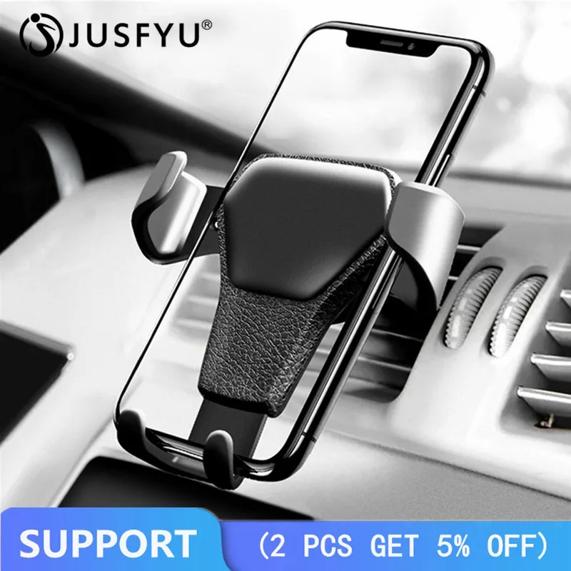 Gravity Car Phone Holder Universal Smartphone Grip Air Vent Mount Mobil