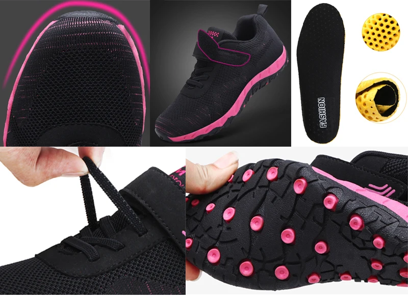 VTOTA/ женская повседневная обувь, обувь на платформе, женские кроссовки, прогулочная обувь, Легкая удобная дышащая обувь с сеткой, tenis mujer L