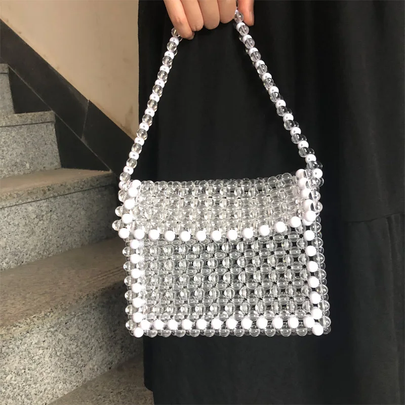small beaded bag