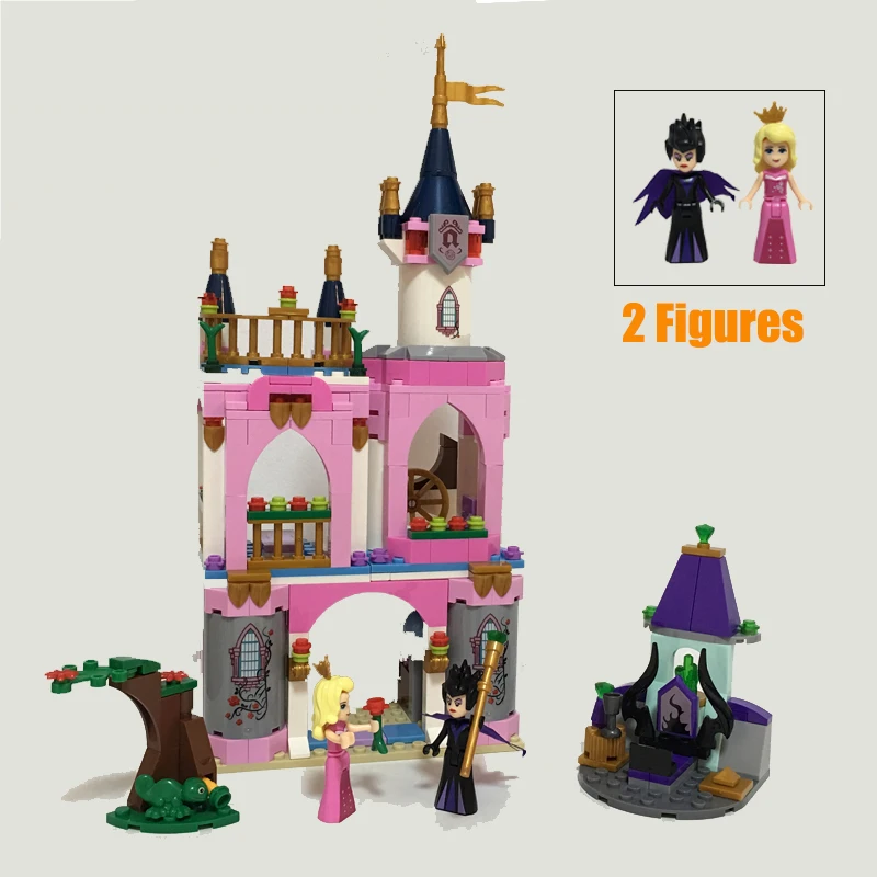 

City friend Cinderella's Enchanted Evening princess sleeping castle building blocks bricks Toy new year christmas gift toys