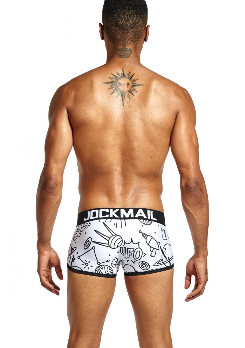 JOCKMAIL модные, пикантные для мужчин нижнее бельё для девочек прекрасный мультфильм печати мужские семейные трусы удобные трусы дышащие гей