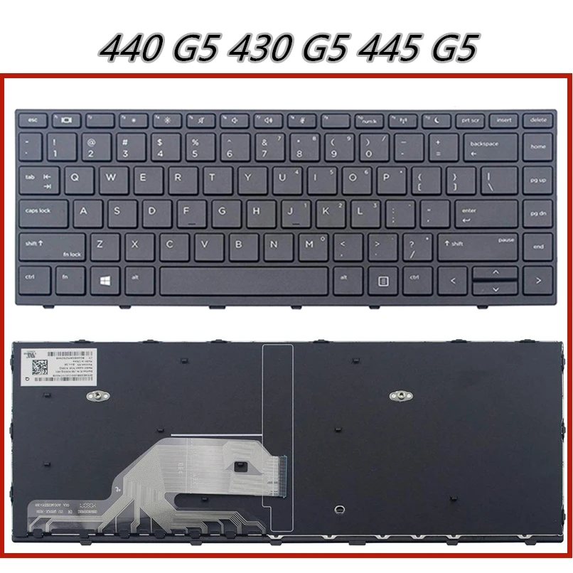 Notebook English Layout Keyboard For hp Probook 440 G5/430 G5/445 G5