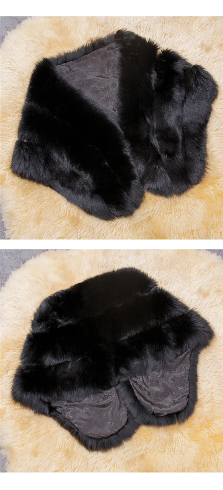 2018 Hcyo Korean version of the imitation of rabbit fur shawl imitation water mane fur grass cloak vest women's coat (10)