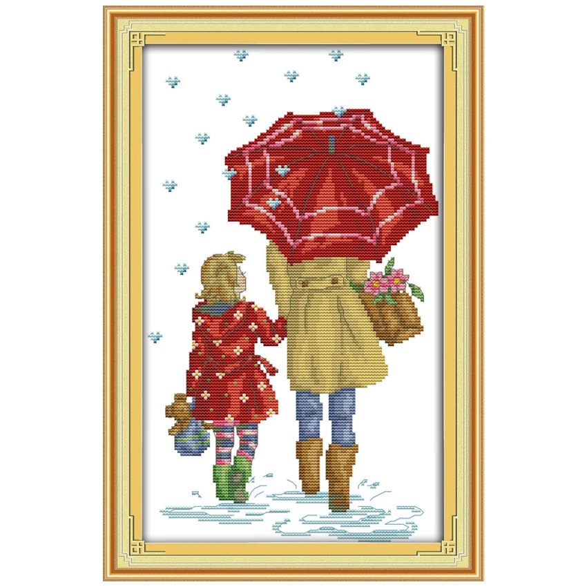 The Mother and Daughter Patterns Counted Cross Stitch 11 14CT Cross