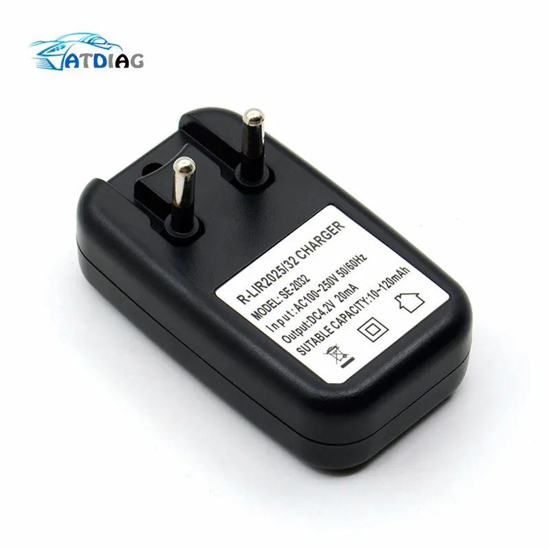 

EU Plug Li-ion LIR2032 LIR2025 ML2032 ML2025 CR2032 Coin Button Cell Battery Adapter Charger Fast Charging Chargers