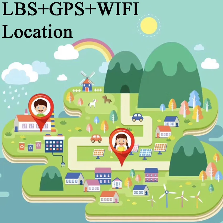 Водонепроницаемые Детские Смарт часы с GPS Wi Fi телефон для детей определение