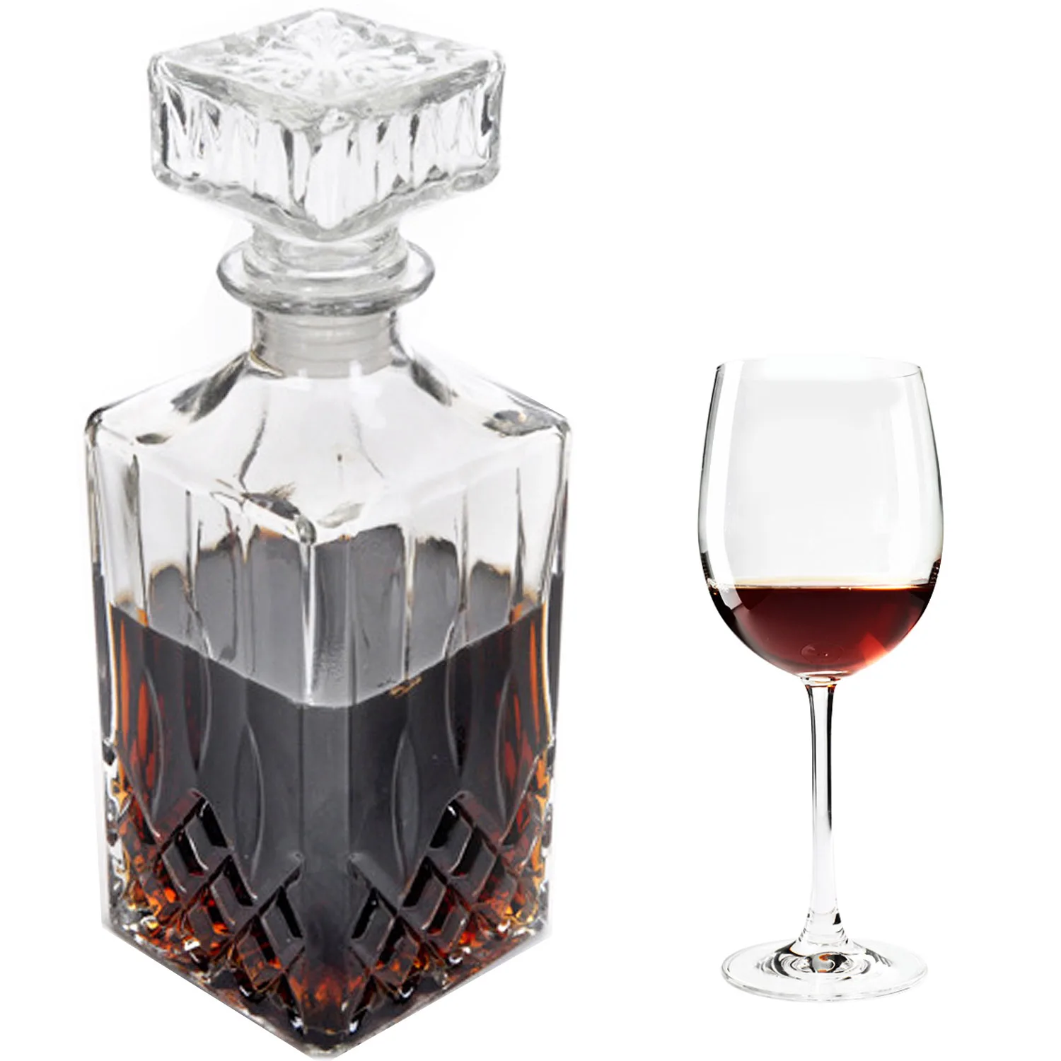 Download Behokic 1000ml European Style Square Glass DIY Wine Beer ... Yellowimages Mockups