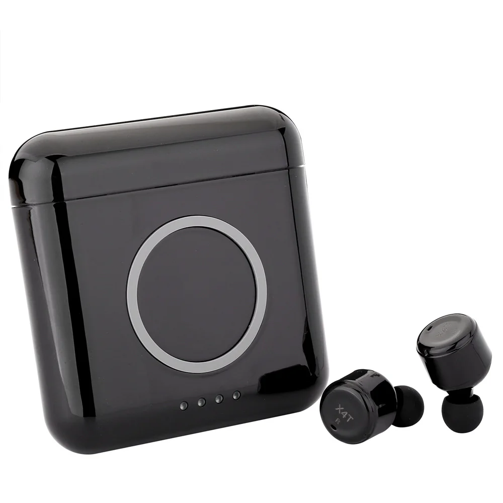 

X4T Touch Button Bluetooth Earphone Wireless With Microphone Mini Headsets Sport Charging Boxes elari for air pod PK X2T X1T X3T