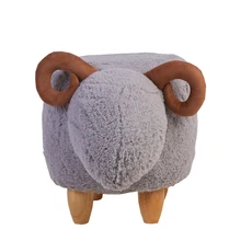 Скандинавская обувь скамейка креативная мебель дверь обувь низкие табуретки цельное дерево хранение ягненка животное детская комната диван скамейка