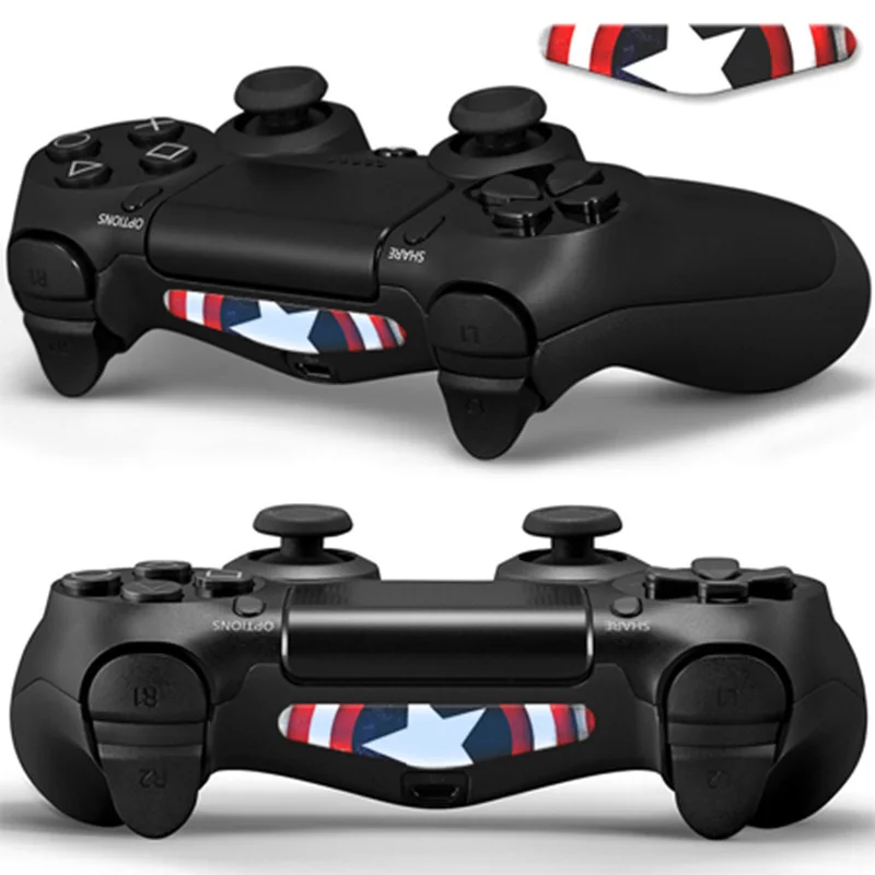 

Hot Design For PS4 LED LIGHTBAR Controller Skin Sticker Cover Fast Shipment