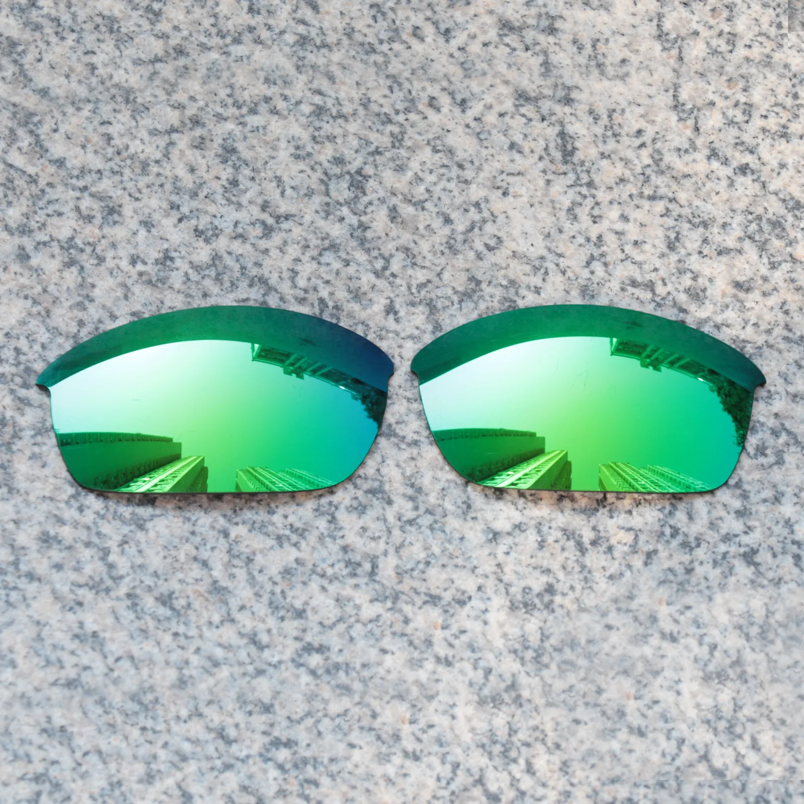 Commercio All'Ingrosso E.O.S Polarizzati Maggiore Lenti Di Ricambio Per Oakley Flak Jacket Occhiali Da Sole-Verde Smeraldo Polarizzati Specchio