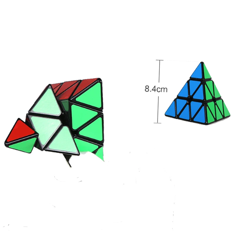 ShengShou 3x3x3 черный белый пира необычный острый волшебный куб головоломка на скорость куб пластик 3x3x3 обучающая игрушка magico Cubo