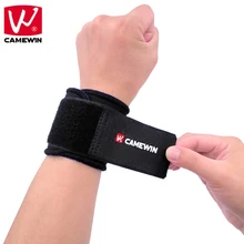 CAMEWIN 1 шт., регулируемый браслет для поддержки запястья, профессиональный спортивный Защитный Браслет, напульсники черного цвета для мужчин и женщин