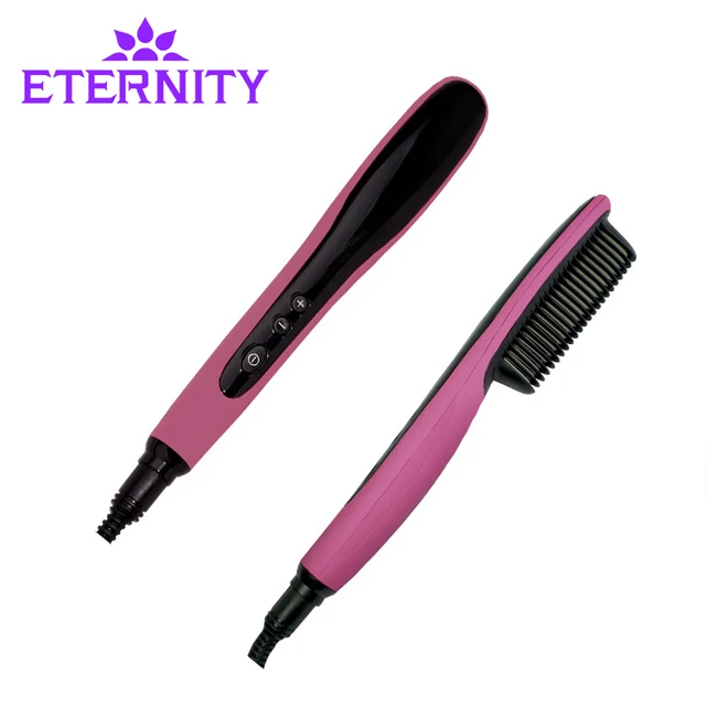 Eternity Fast Hot Combs Electric Hair Straightener Comb Eternity Fast Hot Combs Electric Hair Straightener Comb Alisadora Steam Iron Professional Styling Tool