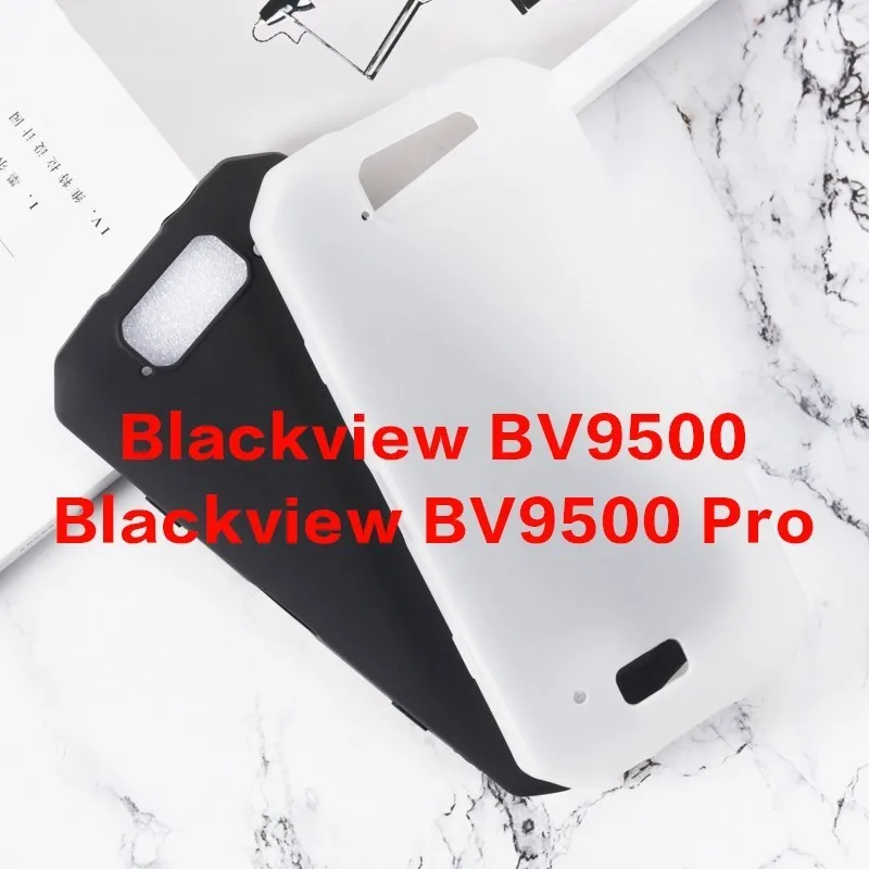 Силиконовый чехол для телефона Blackview Bv9500 Pro, мягкий чехол для Blackview Bv9500, Ультратонкий силиконовый черный чехол из ТПУ