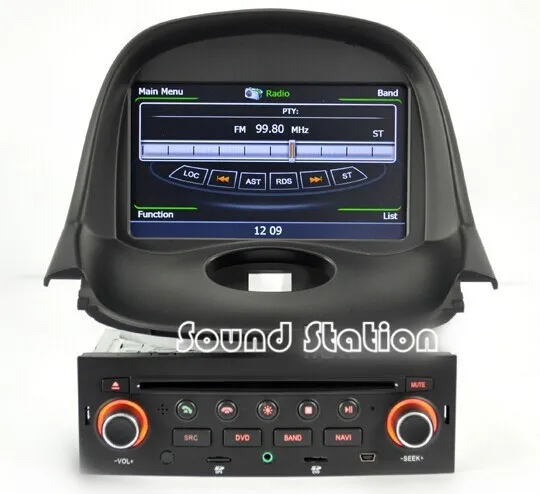 Para Peugeot 206 Car Styling Accesorios Tuning GPS de Navegación + Radio + Stereo + Touch Screen DVD + CD + MP4 + MP3 + Control Del Volante|mp4 viewermp4 amplifier - AliExpress