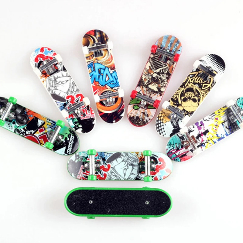 5pcs/lot Finger Skateboard Deck Mini Board Tech Boys Games Adult Novelty Children Toy