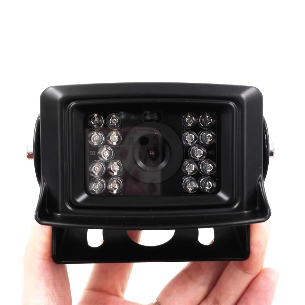 

Car Rear View CMOS Reverse Backup Camera Rearview Parking 100 Degree 18 IR Nightvision Waterproof 24V Bus Truck Camera 818T