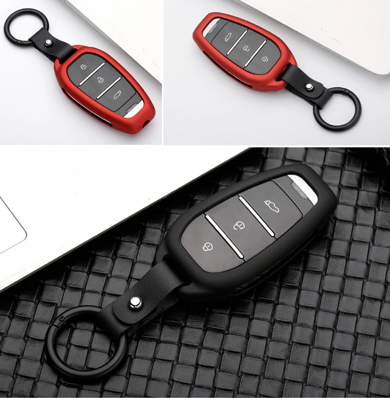 Классический цинковый сплав чехол для ключей автомобиля для Zotye T600 Zotye T500 3 кнопки автомобильный смарт-ключ Защита оболочки брелок