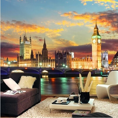 Ingrosso di alta qualità londra murale carta da parati da ... Architetture moderne sfondo