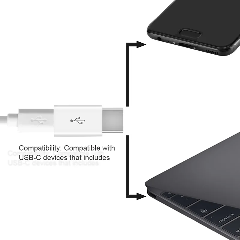 Mini USB Type-C Adapter Micro USB Female To C Male 3.1 Otg Microusb Typec Converter for Huawei P20 Pro Mate 20 10 Lite otg adapter usb to type c adapter