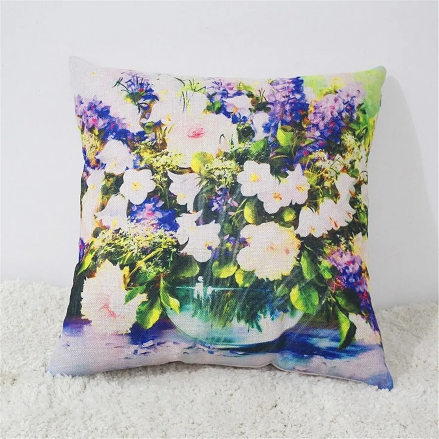 Good Quality Special Design European Cozy Style Flower Painting Home