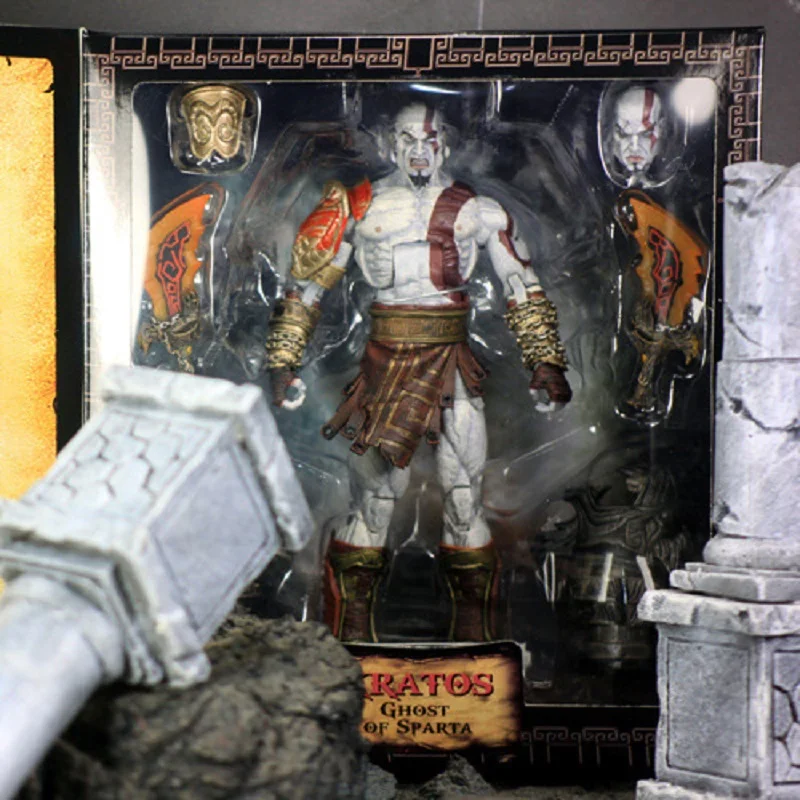 22 см/9 &quotNECA NEW God of War 3 призрак Спарты Кратос конечной ПВХ фигурку игрушки бог войны